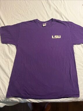 LSU Fleur-de-lis Gameday Shirt - Size L